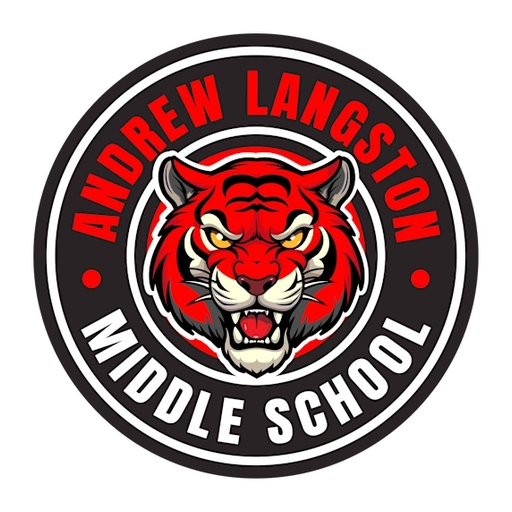 Andrew Langston Middle School logo